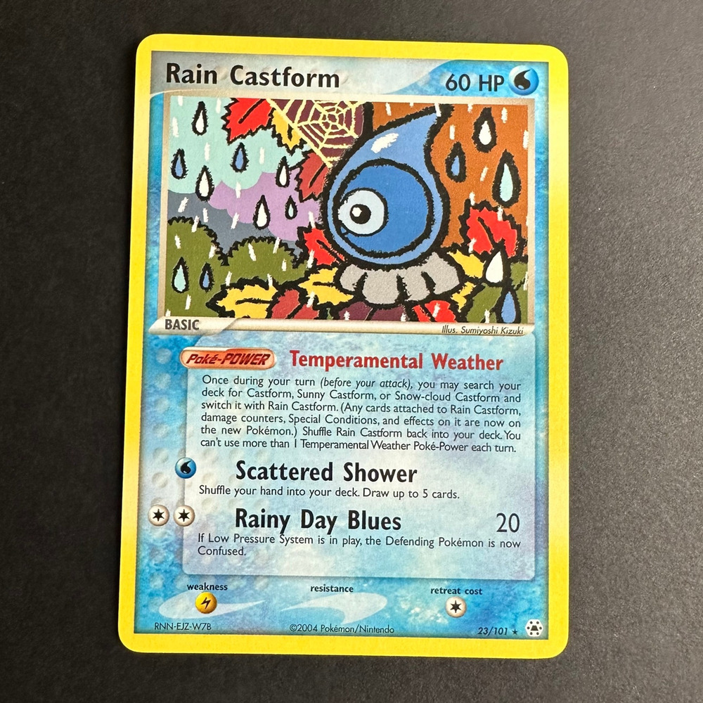 Pokemon TCG Rain Castform EX Hidden Legends 23/101 Rare Normal NM